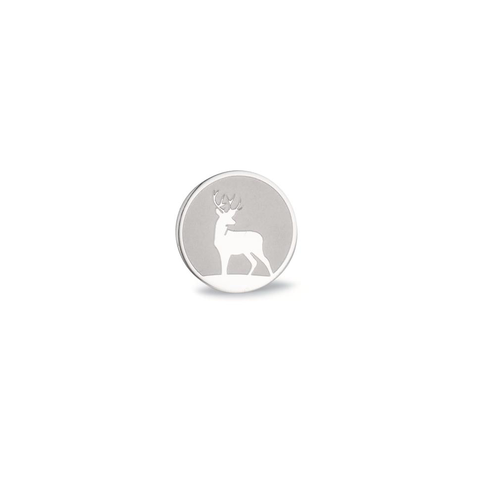 Clous d'oreille à l'unité Acier inoxydable Cerf Ø8 mm