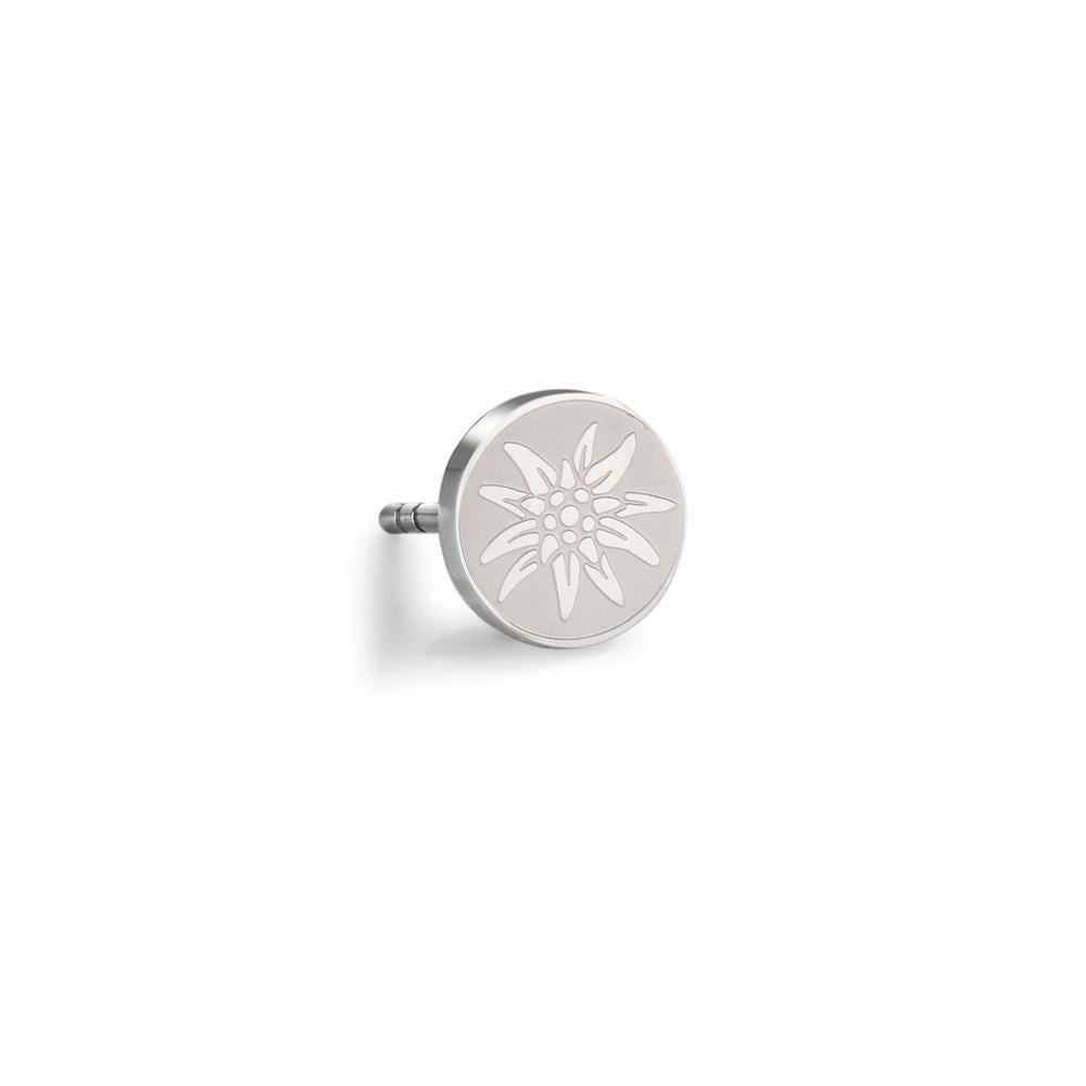 Clous d'oreille à l'unité Acier inoxydable Edelweiss Ø8 mm