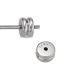 Clous d'oreille à l'unité Acier inoxydable Edelweiss Ø8 mm
