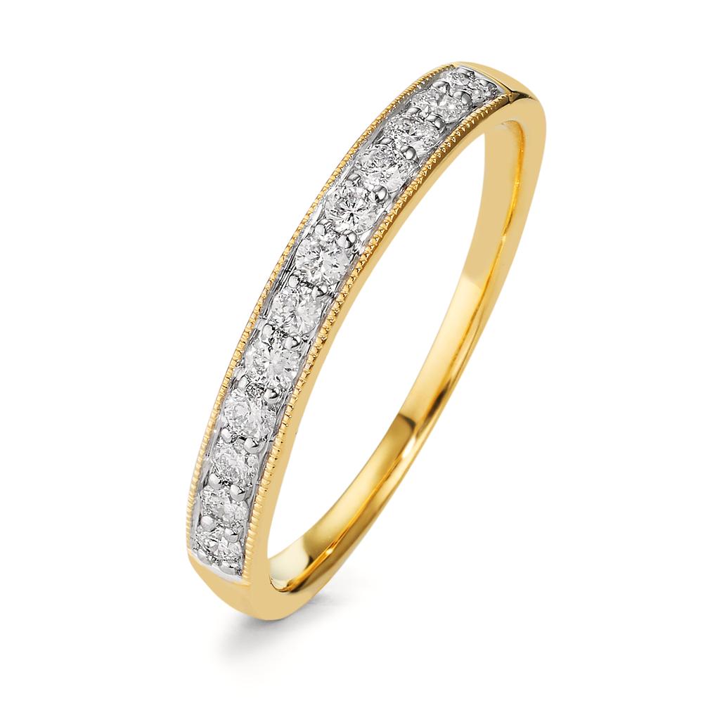Bague d'éternité Or jaune 18K Diamant 0.25 ct, 12 Pierres, w-pi3
