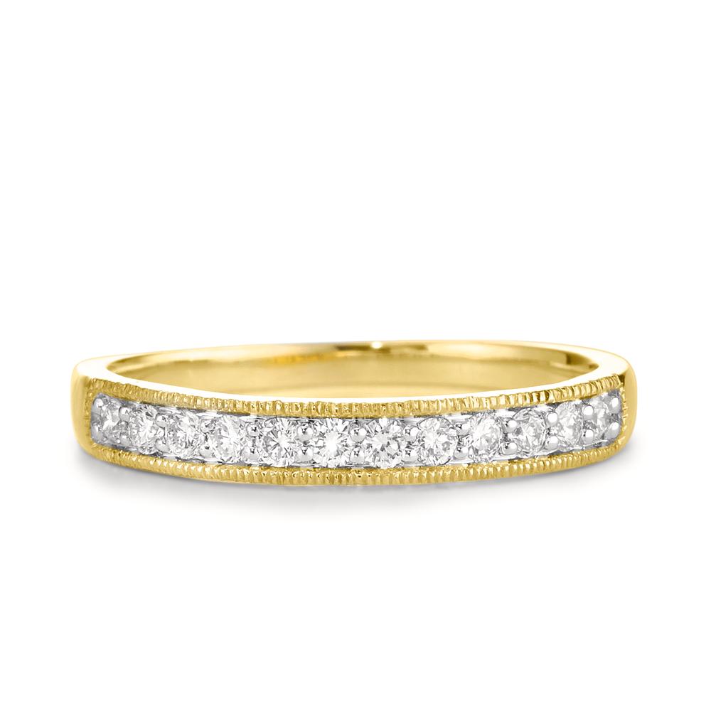 Bague d'éternité Or jaune 18K Diamant 0.25 ct, 12 Pierres, w-pi3
