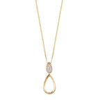 Pendentif Or jaune 18K Diamant 0.03 ct, 6 Pierres, w-pi1