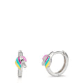 Créoles à charnières Argent Rhodié Cheval