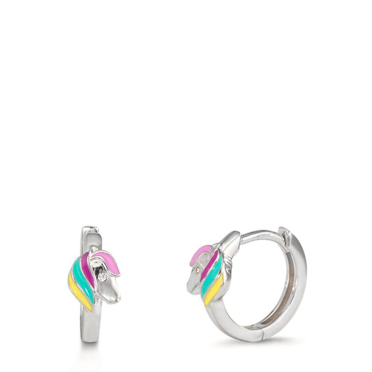 Créoles à charnières Argent Rhodié Cheval