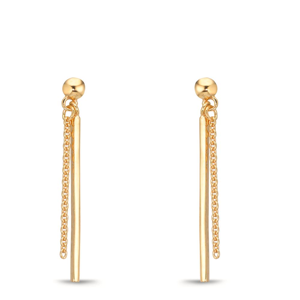 Pendant d'oreilles Argent jaune Plaqué or