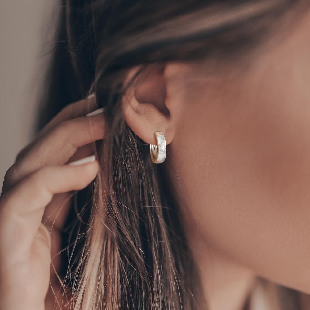 Créoles à charnières Argent