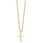Collier Or jaune 9K Croix 38-42 cm