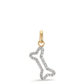 Pendentif Or jaune 9K Zircone