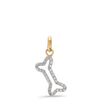 Pendentif Or jaune 9K Zircone