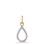 Pendentif Or jaune 9K Zircone