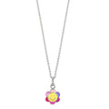 Chaînette avec pendentif Argent Rhodié 36 cm