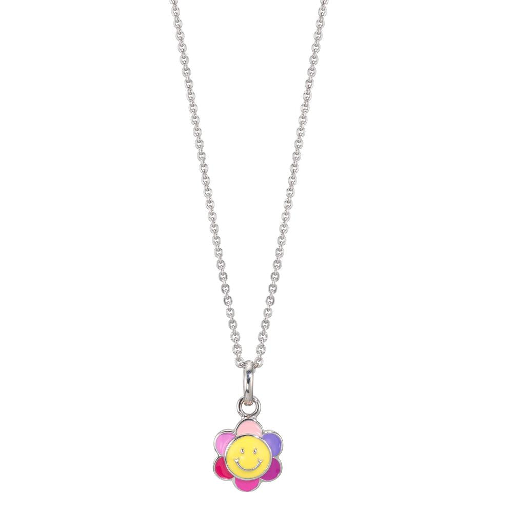 Chaînette avec pendentif Argent Rhodié 36 cm