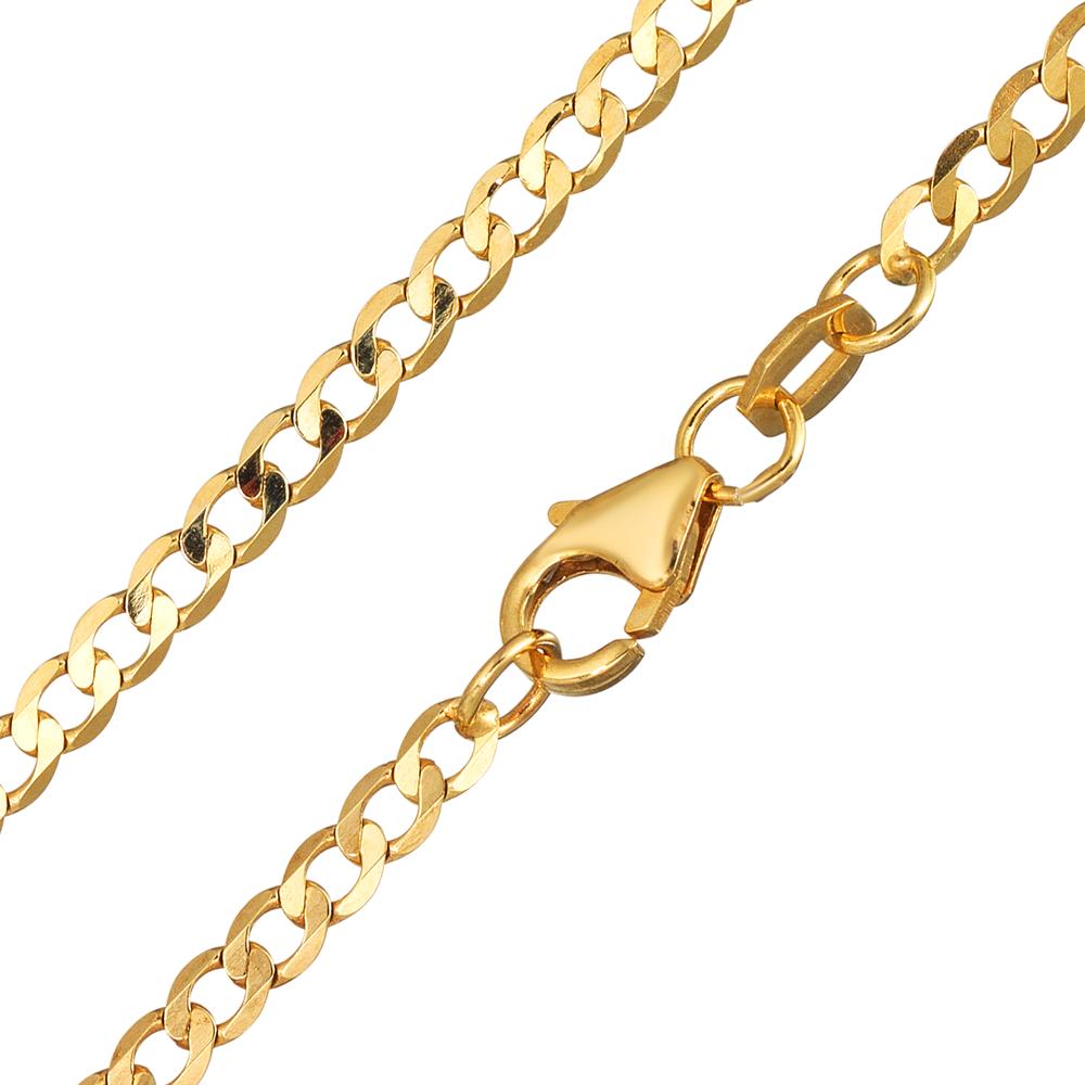Collier Or jaune 9K 50 cm