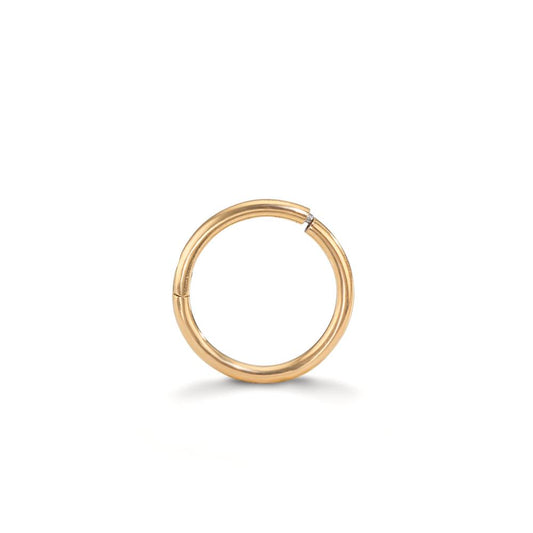 Piercing Acier chirurgical jaune PVD Ø10 mm