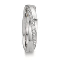 Alliance Or blanc 18K Diamant 0.097 ct, 11 Pierres, w-si