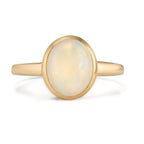 Bague Or jaune 9K Opale