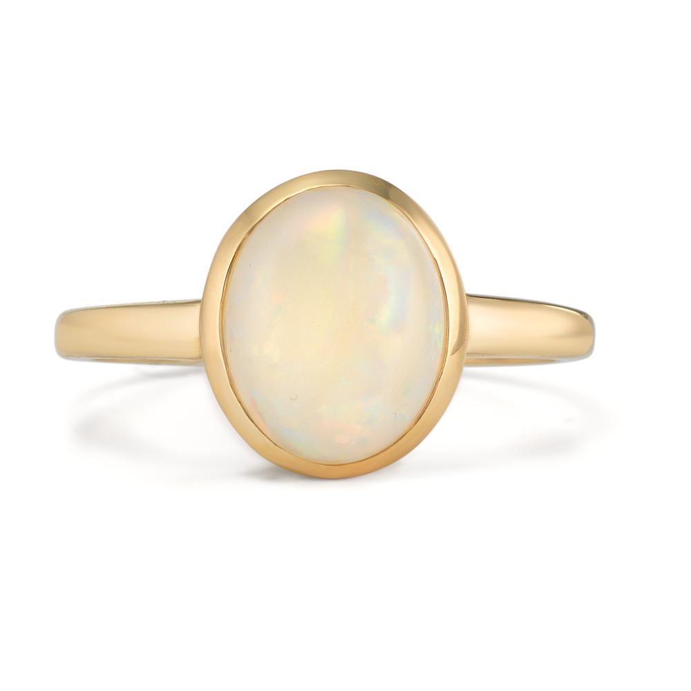 Bague Or jaune 9K Opale