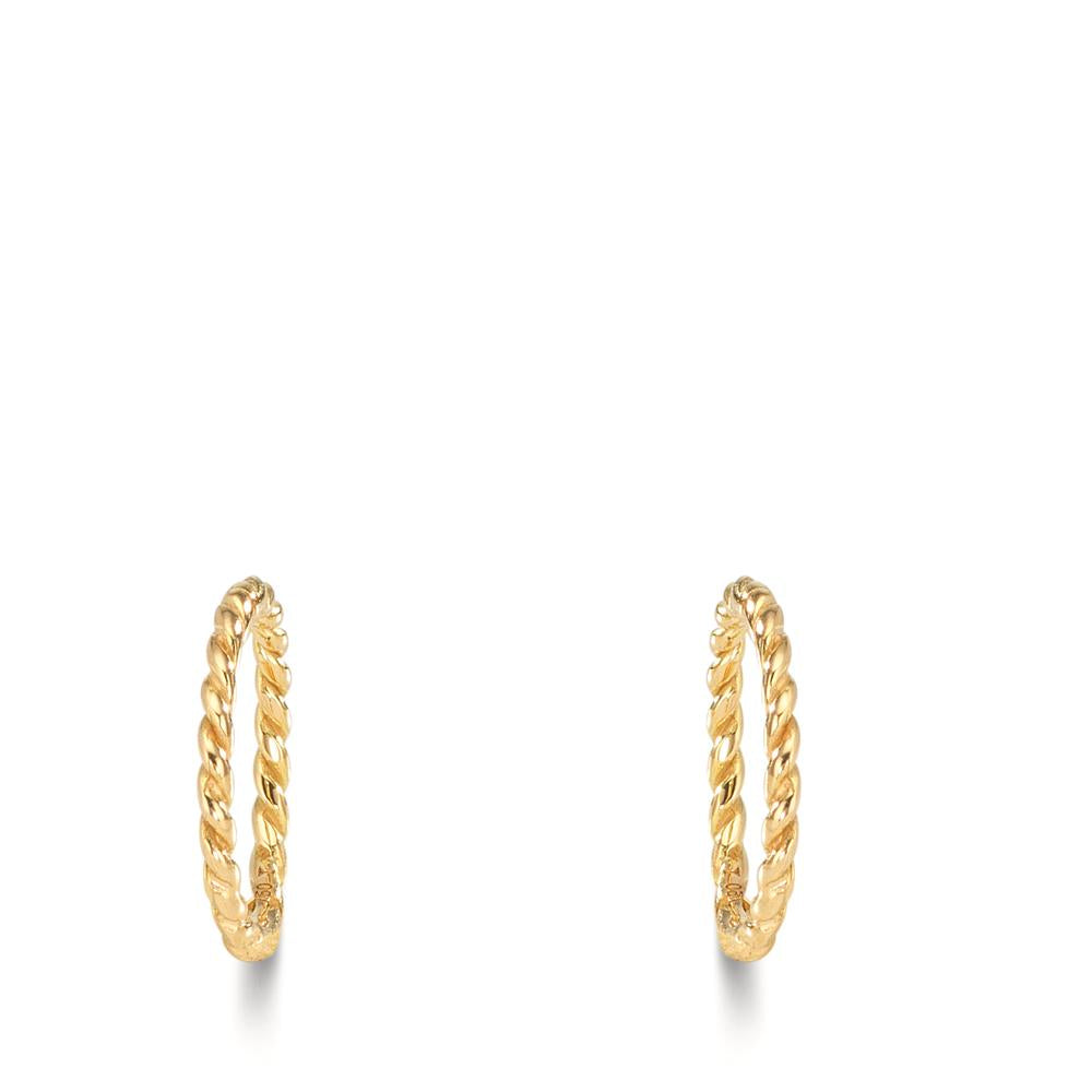 Créoles à charnières Or jaune 18K