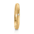 Alliance Or jaune 18K Diamant 0.014 ct, w-si