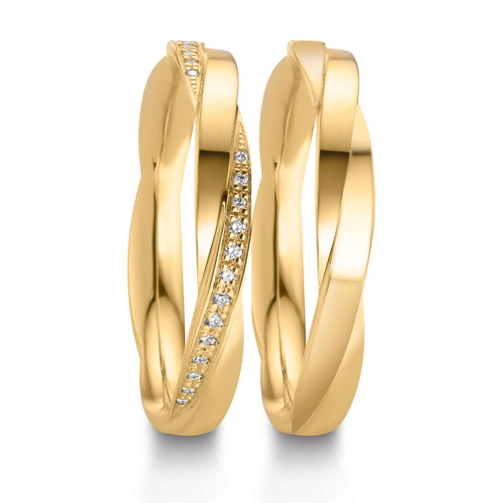 Alliance Or jaune 18K