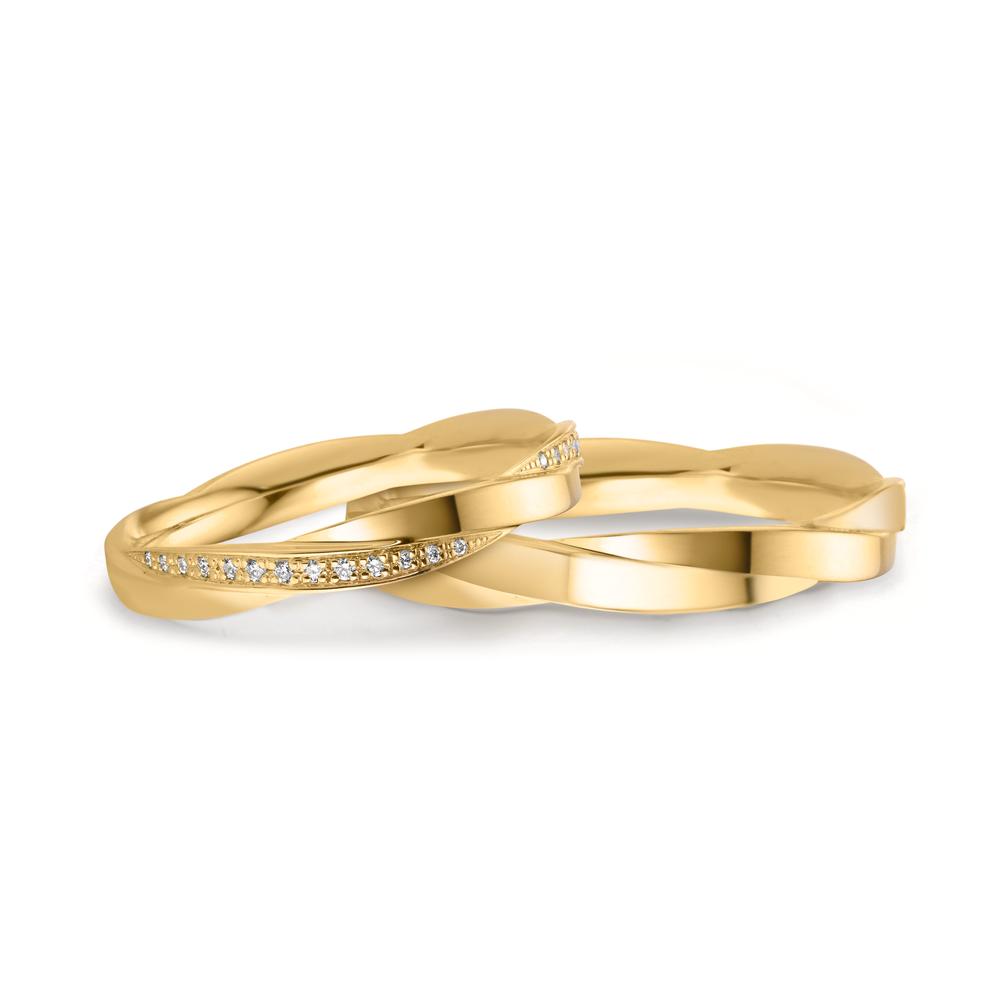 Alliance Or jaune 18K